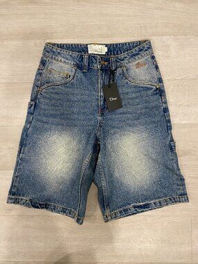 Dime Baggy Denim Shorts